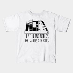 I live in two worlds Kids T-Shirt